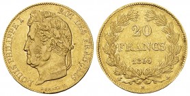 Louis-Philippe I, AV 20 Francs 1839 A, Paris