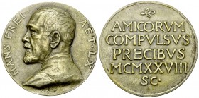 Schweiz, AR Gussmedaille 1928, Hans Frei