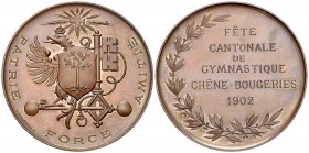 Genf, AE Medaille 1902, Fête cantonale de gymnastique