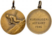 St. Gallen, AE Medaille 1946, Kurhäuser-Abfahrt