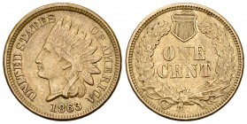USA 1 Cent 1863