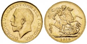 George V AV Sovereign 1918 P, Perth