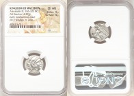 MACEDONIAN KINGDOM. Alexander III the Great (336-323 BC). AR drachm (17mm, 4.27 gm, 5h). NGC AU 4/5 - 4/5. Posthumous issue of Lampsacus, ca. 310-301 ...