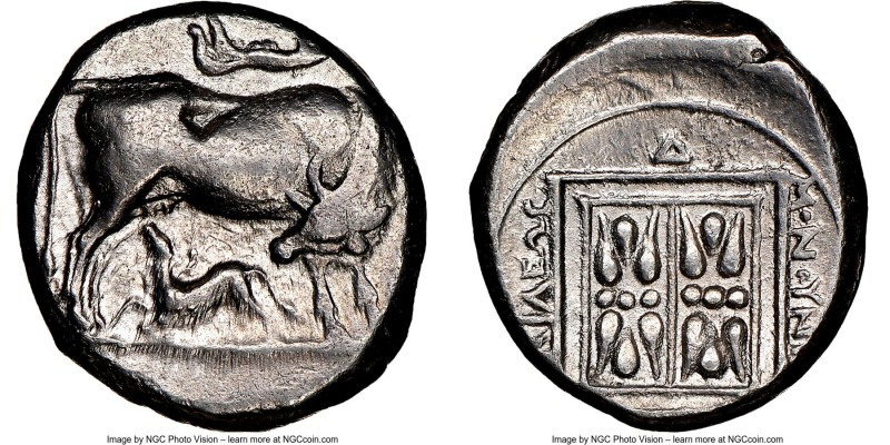 ILLYRIAN KINGDOM. Monounios (ca. 300-275 BC). AR stater (21mm, 10.41 gm, 7h). NG...