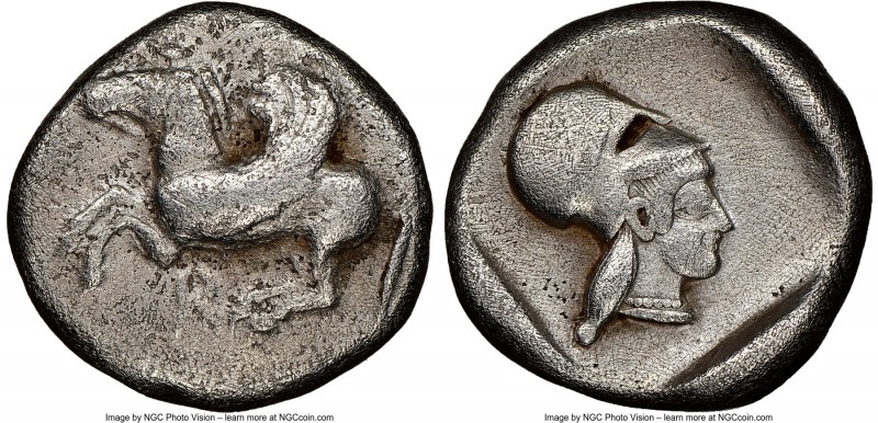 CORINTHIA. Corinth. Ca. 515-450 BC. AR stater (18mm, 8.07 gm, 6h). NGC Choice Fi...