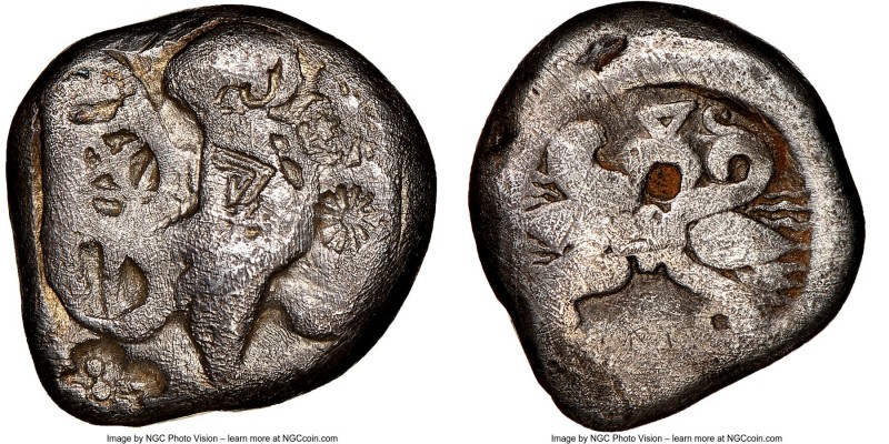 ELIS. Olympia. 78th-82nd Olympiad. Ca. 468-452 BC. AR stater (25mm, 11.03mm, 1h)...