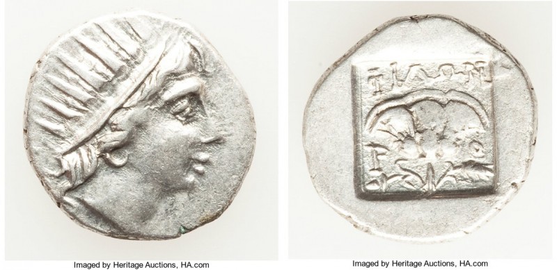 CARIAN ISLANDS. Rhodes. Ca. 88-84 BC. AR drachm (15mm, 2.32 gm 12h). Choice VF. ...