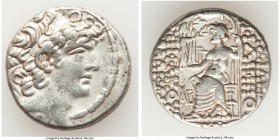 SELEUCID KINGDOM. Philip I Philadelphus (ca. 95/4-76/5 BC). Aulus Gabinius, as Proconsul (57-55 BC). AR tetradrachm (25mm, 15.51 gm, 1h). About VF. Po...