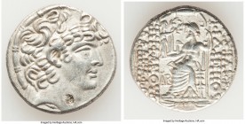 SELEUCID KINGDOM. Philip I Philadelphus (ca. 95/4-76/5 BC). Aulus Gabinius, as Proconsul (57-55 BC). AR tetradrachm (26mm, 15.49 gm, 12h). Choice Fine...