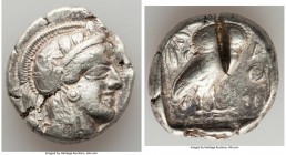 NEAR EAST or EGYPT. Ca. 5th-4th centuries BC. AR tetradrachm (26mm, 16.88 gm, 4h). Choice Fine, test cuts. Head of Athena right, wearing crested Attic...