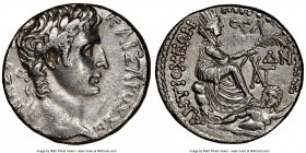 SYRIA. Antioch. Augustus (27 BC-AD 14). AR tetradrachm (26mm, 15.24 gm, 12h). NGC AU 4/5 - 3/5. Dated regnal year 36 and year 54 of the Caesarean Era ...