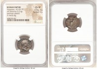 Vespasian (AD 69-79). AR denarius (19mm, 3.21 gm, 7h). NGC Choice XF 4/5 - 3/5. Rome, AD 72-73. IMP CAES VESP AVG P M COS IIII, laureate head of Vespa...