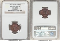 Estados Unidos copper Pattern 5 Centavos 1881 MS65 Red and Brown NGC, KM-Pn66. A beautifully toned gem example. 

HID09801242017

© 2020 Heritage ...
