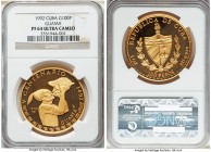 Republic gold Proof "Guama" 100 Pesos 1992 PR64 Ultra Cameo NGC, KM454. Mintage: 100. AGW 0.9989 oz. 

HID09801242017

© 2020 Heritage Auctions | ...