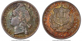 Republic 50 Centesimos 1891-A MS64 PCGS, Paris mint, KM10. Sharply struck and colorfully toned. 

HID09801242017

© 2020 Heritage Auctions | All R...