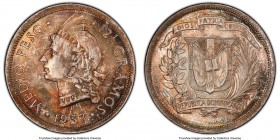 Republic 1/2 Peso 1937 MS64 PCGS, KM21. 

HID09801242017

© 2020 Heritage Auctions | All Rights Reserved