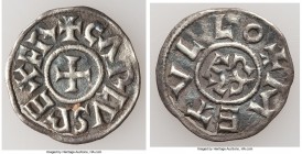 Carolingian. Charlemagne (768-814) Denier ND (793-814) VF, Melle mint, Class 3, Dep-606 (Charlemagne or Charles the Bald), Kluge-217. 20.7mm. 1.50gm. ...