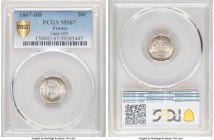 Napoleon III 3-Piece Lot of Certified 20 Centimes 1867-BB MS67 PCGS, Strasbourg mint, KM808.2, Gad-309. 

HID09801242017

© 2020 Heritage Auctions...