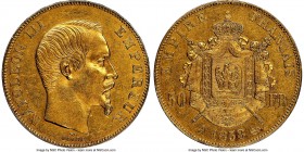 Napoleon III gold 50 Francs 1858-A AU Details (Cleaned) NGC, Paris mint, KM785.1. AGW 0.4667 oz.

HID09801242017

© 2020 Heritage Auctions | All R...