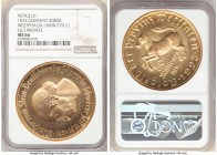 Westphalia gilt-bronze Notgeld 50 Million Mark 1923 MS66 NGC, Lamb-579.11. 

HID09801242017

© 2020 Heritage Auctions | All Rights Reserved