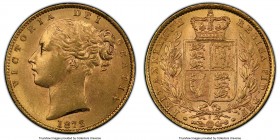 Victoria gold "Shield" Sovereign 1872 MS61 PCGS, KM736.2, S-3853B. Die #6.

HID09801242017

© 2020 Heritage Auctions | All Rights Reserved