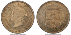 British Colony. Victoria 3-Piece Lot of Certified 1/2 Pennies PCGS, 1) 1/2 Penny 1888 - MS65 2) 1/2 Penny 1891 - MS64 3) 1/2 Penny 1895 - MS65 Sold as...