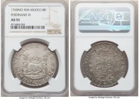 Ferdinand VI 8 Reales 1760 Mo-MM AU55 NGC, Mexico City mint, KM104.2. 

HID09801242017

© 2020 Heritage Auctions | All Rights Reserved