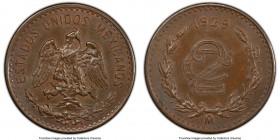 Estados Unidos 2 Centavos 1929-Mo MS62 Brown PCGS, Mexico City mint, KM419. Lower mintage and semi-key date. 

HID09801242017

© 2020 Heritage Auc...