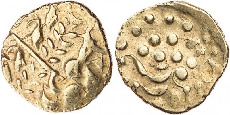 BRITANNIEN DUROTRIGES
 EL-Stater, Chute/Cheriton Transitional Type 58/57 v. Chr...