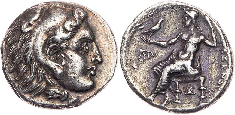 MAKEDONIEN, KÖNIGREICH
Alexander III., 336-323 v. Chr. AR-Drachme 311-295 v. Ch...