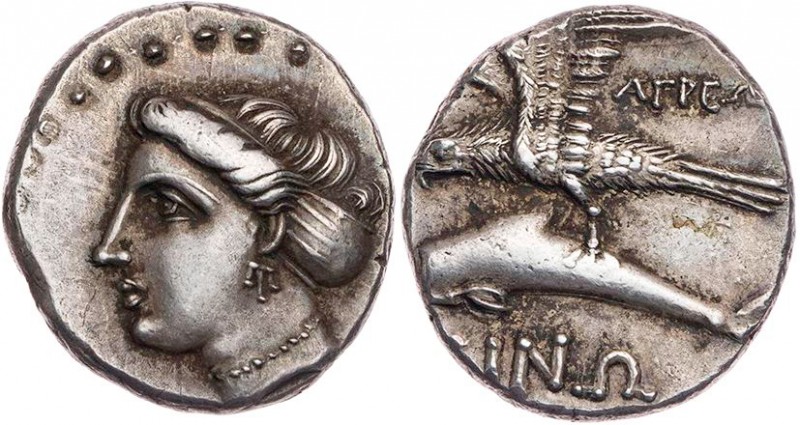PAPHLAGONIEN SINOPE
 AR-Drachme um 330-300 v. Chr., unter Agreos Vs.: Kopf der ...