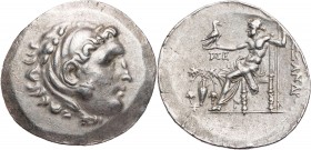 AIOLIS TEMNOS
 AR-Tetradrachme (Alexandreier) 188-170 v. Chr., im Namen Alexanders III. Temnos Vs.: Kopf des Herakles mit Löwenskalp n. r., Rs.: Zeus...