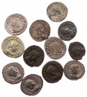 Lot, römische Münzen AR- und AE-Antoniniane des Elagabal, Gordianus III., Philippus I., Philippus II., Volusianus, Valerianus, Claudius Gothicus, Quin...