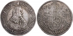 BRAUNSCHWEIG UND LÜNEBURG BRAUNSCHWEIG-LÜNEBURG-CELLE, FÜRSTENTUM
Friedrich, 1636-1648. Reichstaler 1637 HS Clausthal Vs.: Brustbild n. r., Rs.: fünf...