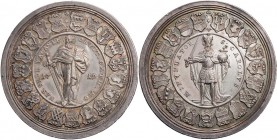MÜNSTER BISTUM
Sedisvakanz 1719. Silbermedaille 1719 v. P. P. Werner Vs.: St. Paulus steht mit Schwert und Buch v. v., zu den Seiten getrennte Jahres...