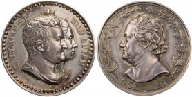 GOETHE
Johann Wolfgang von Goethe, 1749-1832. Silbermedaille 1825 (Neuabschlag von 1925) von H. F. Brandt Auf den 50-jährigen Aufenthalt Goethes in W...