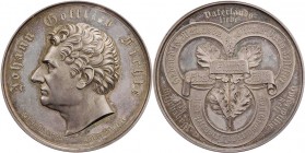 JENAER PROFESSOREN
Johann Gottlieb Fichte, 1762-1814. Silbermedaille 1862 v. O. Balbach Schulpreismedaille, sog. "Fichte-Medaille", Vs.: Kopf n. l., ...
