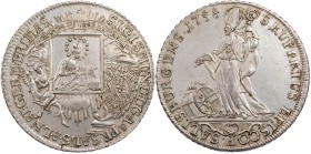 DIE GEISTLICHKEIT IN DEN HABSBURGISCHEN ERBLANDEN SALZBURG, ERZBISTUM
Sigismund III. von Schrattenbach, 1753-1771. Konv.-Taler 1758 Vs.: Engel hält G...