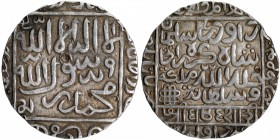 Sultanate Coins
Bengal Sultanate, Daud Shah Kararani (AH 980-984 / 1572-1576 AD), Tanda Mint, Silver Rupee, Broad flan, Obv: Arabic legend The Kalima...
