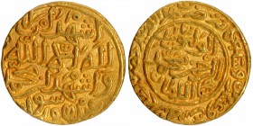 Sultanate Coins
Delhi Sultanate, Tughluq Dynasty, Muhammad bin Tughluq (AH 725-752/1325-1351 AD), Hadrat Delhi Mint, Gold Heavy Dinar, AH 726, Obv: A...
