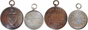 Others
Medals, Bronze, Overseas Rest Camp Medal, Silver, 1st G.I.P Rly. Sports Medal, Awarded to "C. S. M. A. Wood", about extremely fine, Rare. 
 ...