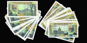 Banque de France
Lot de 11 billests de 5 Nouveaux Francs Victor Hugo
Ref : Pick#137, F.56
Conservation : VF
