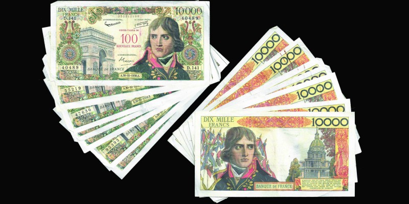 Banque de France
Lot de 7 billests de 100 NF sur 10000 Francs Bonaparte Type 195...