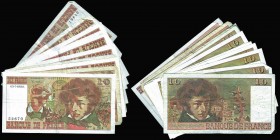 Banque de France
Lot de 10 billets de 10 Francs Berlioz
Ref : Pick#150, F.63
Conservation : VF