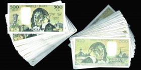 Banque de France
Lot de 53 billets de 500 Francs Pascal
Ref : Pick#156
Conservation : VF