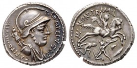 Roman Republican & Imperatorial
Gens Fonteia - P. Fonteius Capito
Denarius, Rome, 55 BC, AG 3,93 g. 
Ref : Cr. 429/1. Syd. 900. 
Ex Vente Tkalec, 22/0...