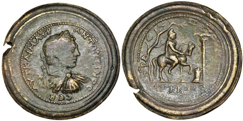 Caracalla 211-217
Medaillon, Pont-Trapezus, 198-217, AE 52.35 g. Ex Vente Busso ...