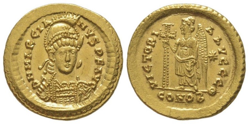 Marcianus 450-457 (Empereur d'Orient)
Solidus, Constantinople, AU 4,48 g
Ref : R...