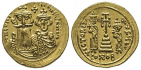 Constantius II 641-668
Solidus, Syracuse, 659, AU 4.33 g.
Ref : Hahn 94.8, , Sear 1085 E
Conservation : Superbe