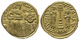 Constantius II 641-668
Solidus, Syracuse, 662, AU 4.33 g.
Ref : Hahn 95.4, Sear 1086 A
Conservation : Superbe